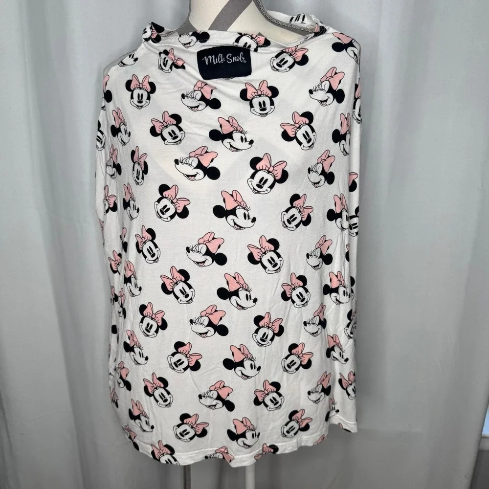 EUC Disney 5-in-1 Milk Snob Car Seat Nursing Cover Minnie Mouse